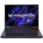 Acer Predator Helios Neo 16 Gaming (2025) Laptop 14th Gen Intel Core i9-14900HX 24 Cores Upto 5.8GHz/16″ WQXGA IPS 165Hz/1TB SED SSD/32GB DDR5 5600MHz RAM/8GB NVIDIA GeForce RTX 4070/Win 11/EN & AR RGB Keyboard/Abyssal Black