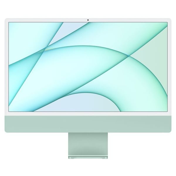APPLE 2021 iMac (24-inch, Apple M1 chip with 8‑core CPU and 7‑core GPU, 2 ports, 8GB RAM, 256GB) - Green used no box