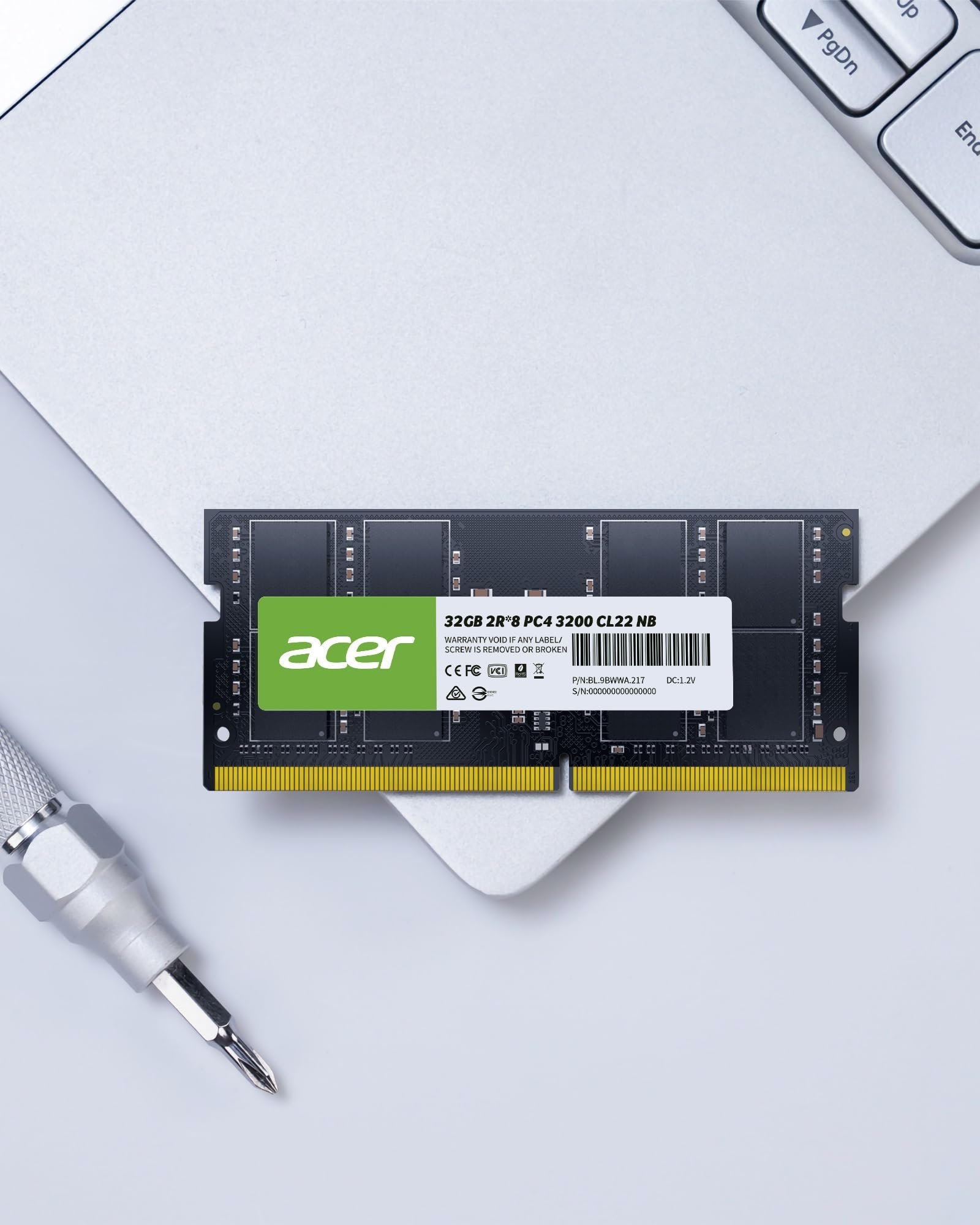 Acer SD100 DDR4 32GB 4800 MHz Ram,