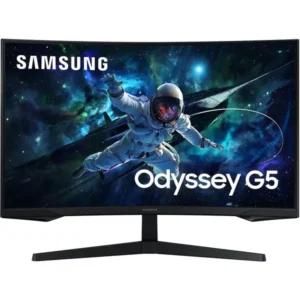 Samsung Odyssey G5 (G55C) 32″ Curved Gaming Monitor | QHD | 165 Hz | FreeSync Premium Pro | 1 ms | HDR10 | Open Box