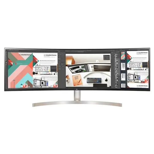 LG Monitor UltraWide Curved 49 Inch Dual QHD IPS LED 32:9 with HDR 10 – 49WL95C NEW