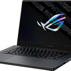ASUS ROG Zephyrus G15 gaming laptop with AMD Ryzen 9 5900HS, RTX 3070 8GB, 16GB RAM, 1TB SSD. Slim high-performance 15-inch gaming laptop in UAE.