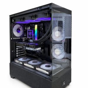 High-performance gaming PC with Intel i7-14700KF, RTX 5070 12GB, 32GB DDR5 RAM and 1TB SSD.