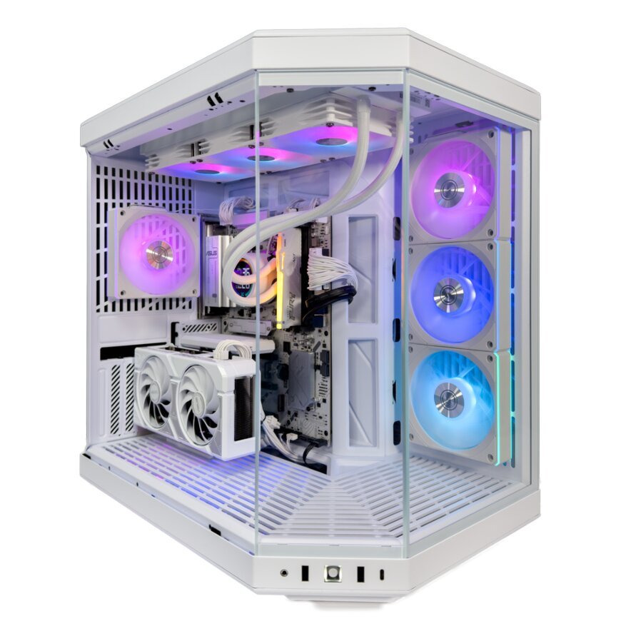 Gaming PC Intel i9-14900KF | RTX 5070 Ti 16GB | 32GB DDR5 RAM | 2TB SSD | ASUS Z790 WiFi | HYTE Y70 White Case