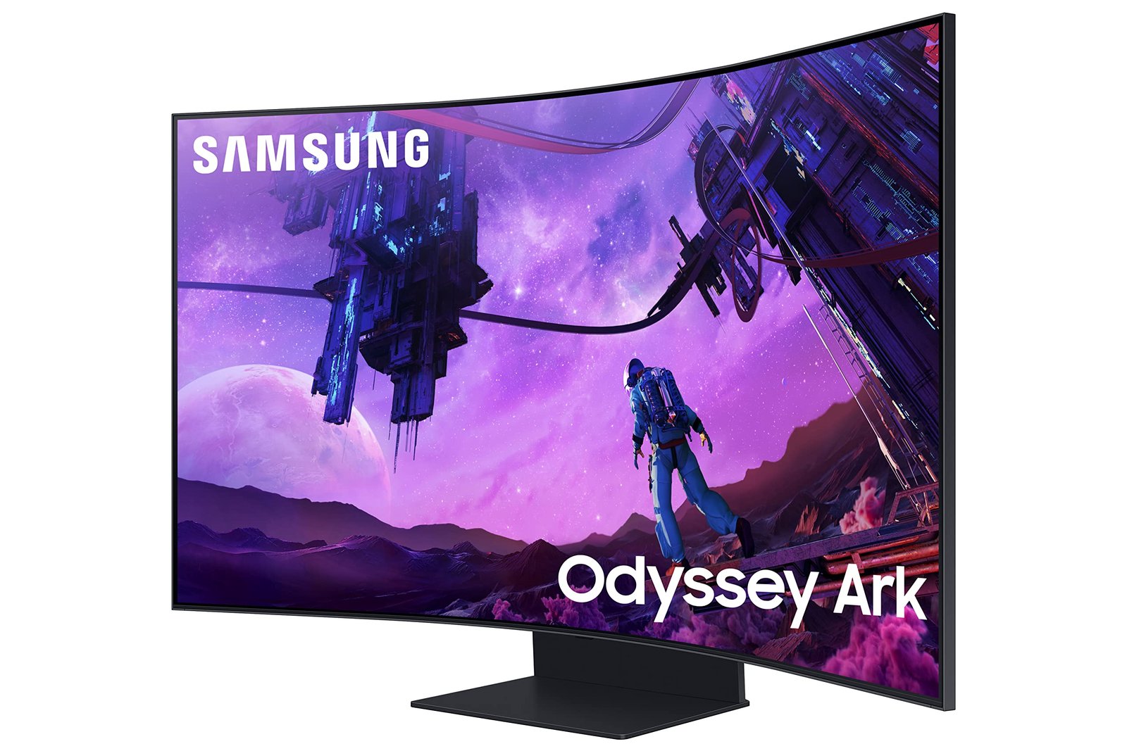 Samsung 55" Odyssey Ark 4K UHD 165Hz Curved Quantum Mini LED Gaming Monitor OPEN BOX