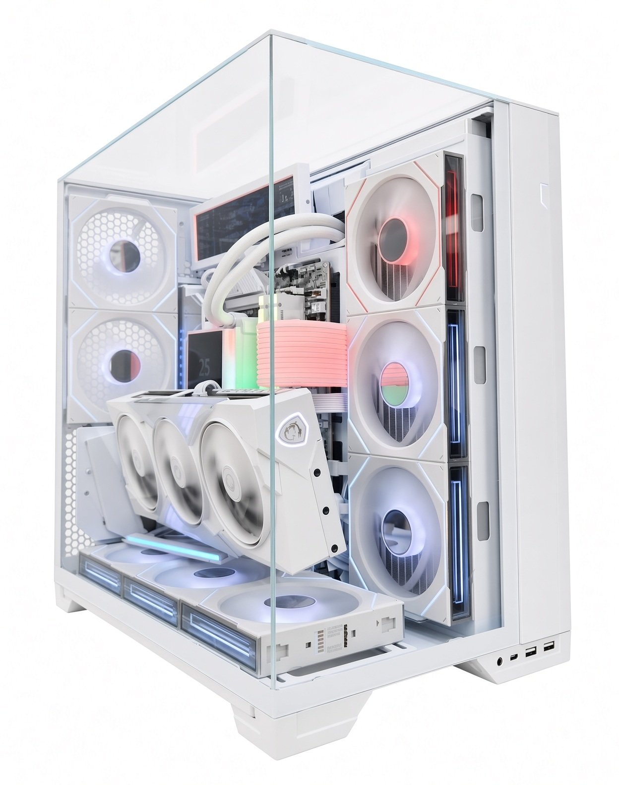 Gaming PC Ryzen 9 9950X3D | RTX 5080 MSI White | 64GB DDR5 | 3TB NVMe SSD | X870E AORUS Master X3D | UAE