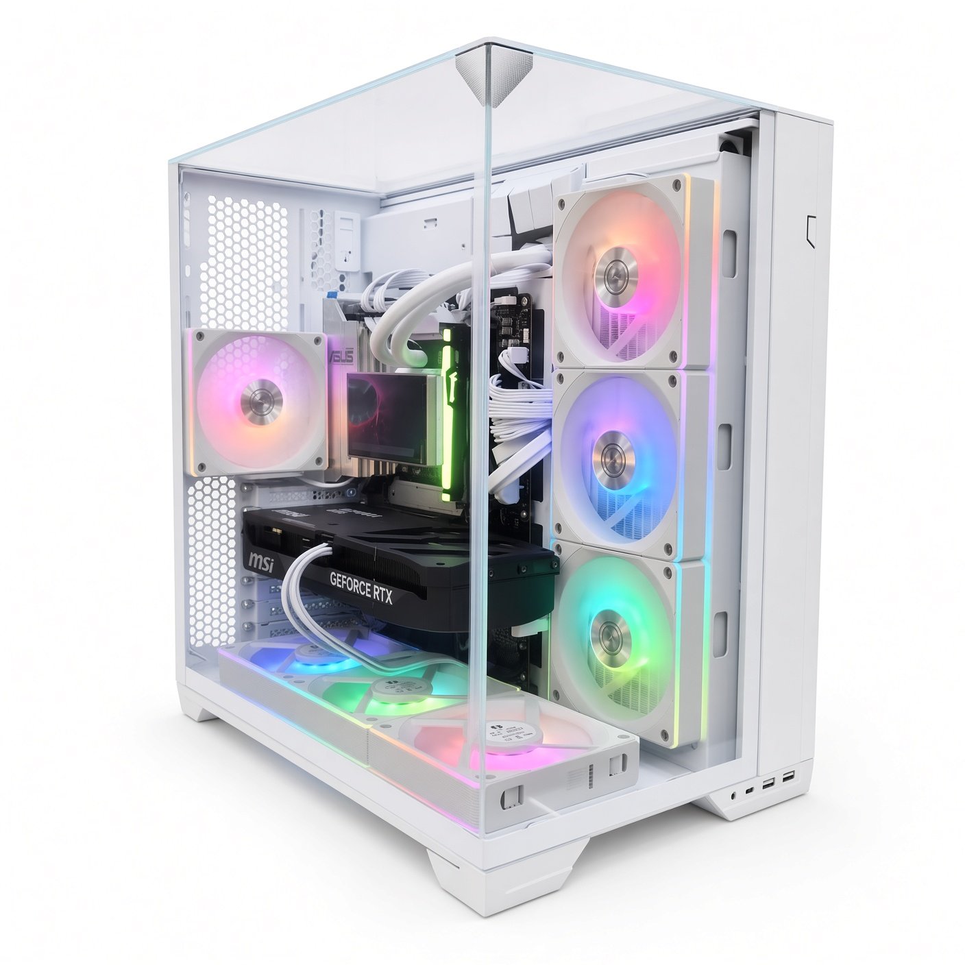 Gaming PC Ryzen 9 9950X3D | RTX 5070 Ti 16GB | 4TB NVMe | ASUS X870E WiFi | Lian Li White PC UAE