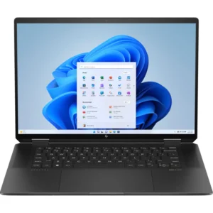 HP Spectre x360 (2024) Laptop –OPEN BOX AS SAME NEW 1st Series / Intel Core Ultra 7-155H / 16inch OLED / 512GB SSD / 32GB RAM / 6GB NVIDIA GeForce RTX 4050 Graphics / Windows 11 Home / English & Arabic Keyboard / Nightfall Black Aluminium / Middle East Version